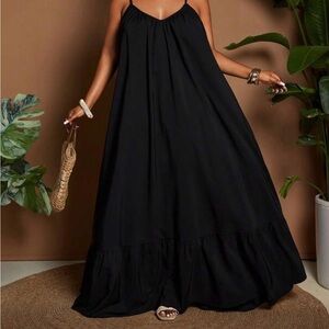 Elegant Black Maxi Dress